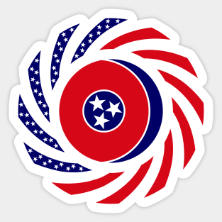 Tennessean Murican Patriot Flag Series Sticker
